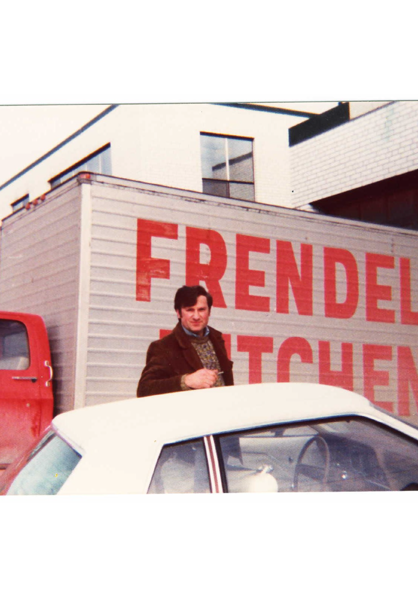 Tony in 1975 at the Watline location