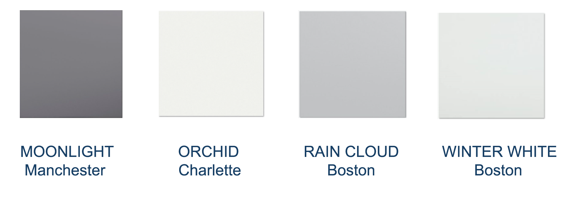 Studio Signature Line paint colour samples